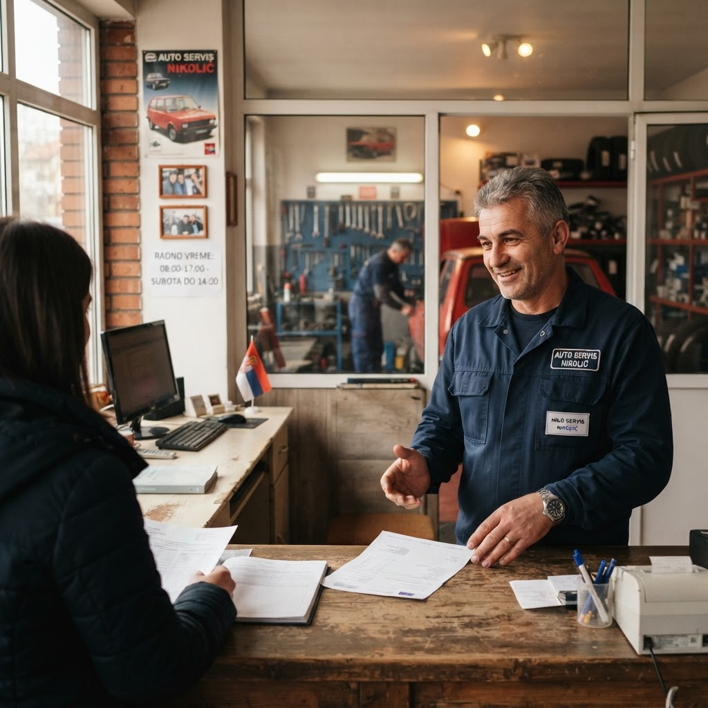 Recepcija auto servisa